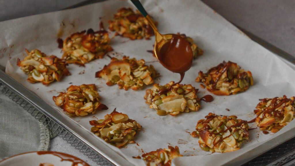 Galletas o Crackers de semillas, receta de galletas, como hacer galletas, recetas faciles para galletas, recetas de galletas nutritivas