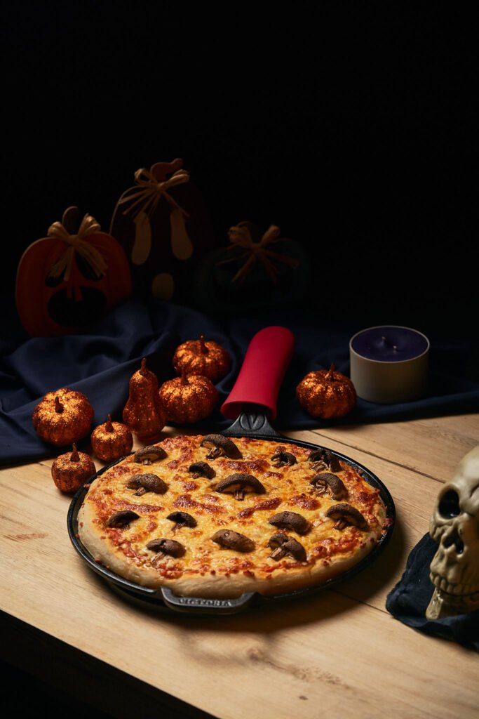 Pizza Halloween, Receta de pizza, Receta de pizza facil de hacer, recetas faciles, recetas nutritivas para niños